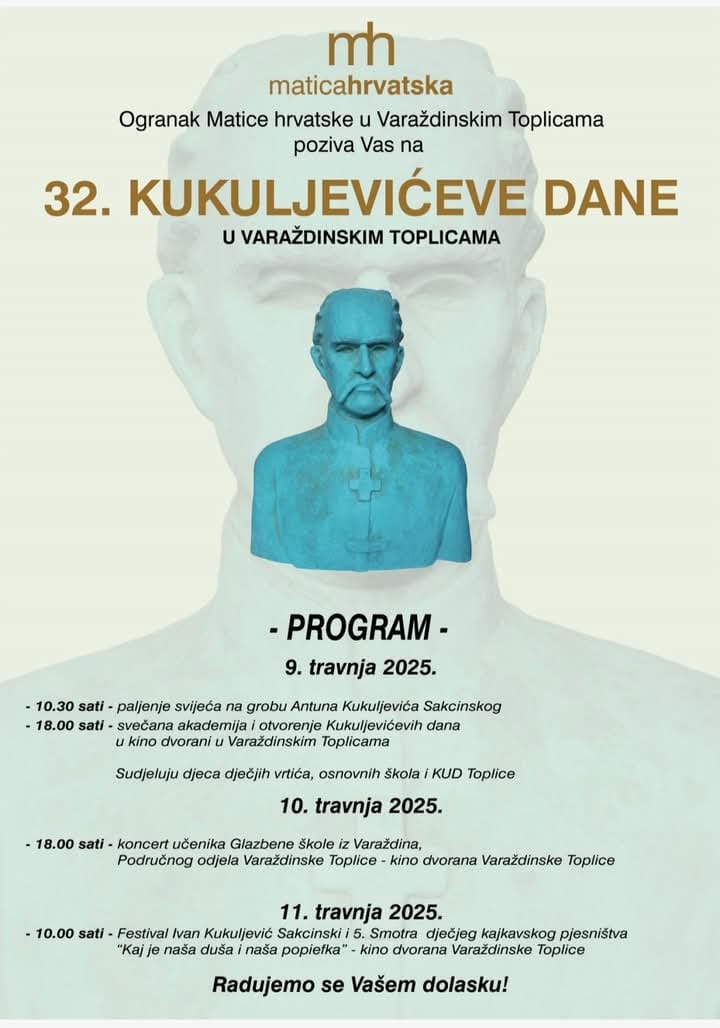 32. Kukuljevićevi dani u Varaždinskim Toplicama